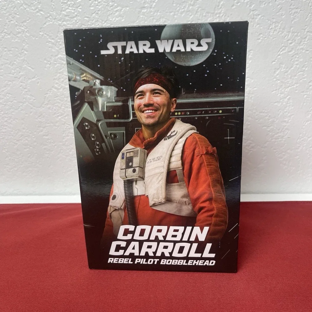 2025 Corbin Carroll Diamondbacks SGA Star Wars Rebel Pilot Bobblehead